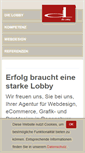 Mobile Screenshot of die-lobby.de
